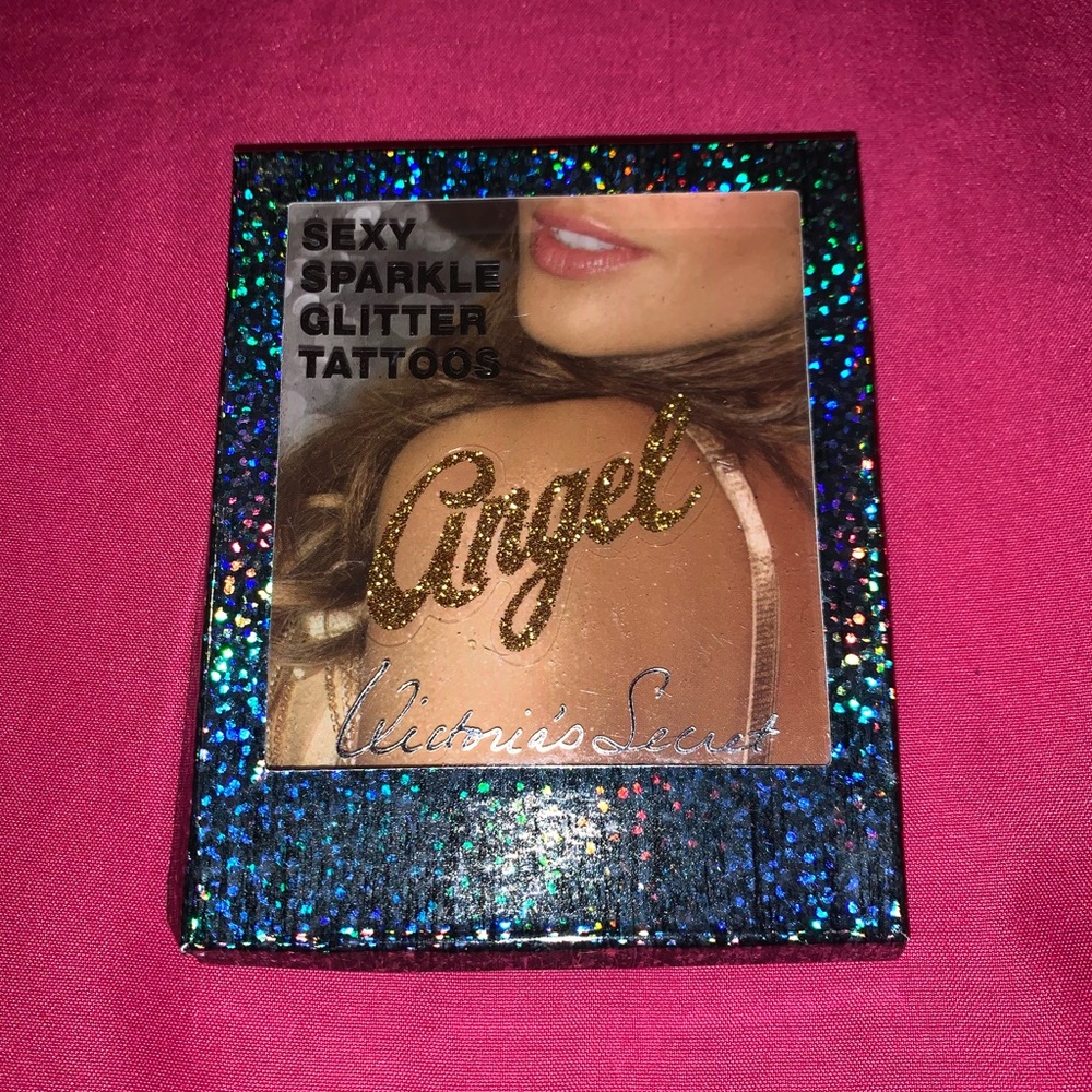 Victoria’s Secret vintage glitter tattoo’s.